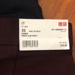 Uniqlo Pants - Uniqlo women pointe slim pant bundle Uniqlo Pants - Uniqlo women pointe slim pant bundle